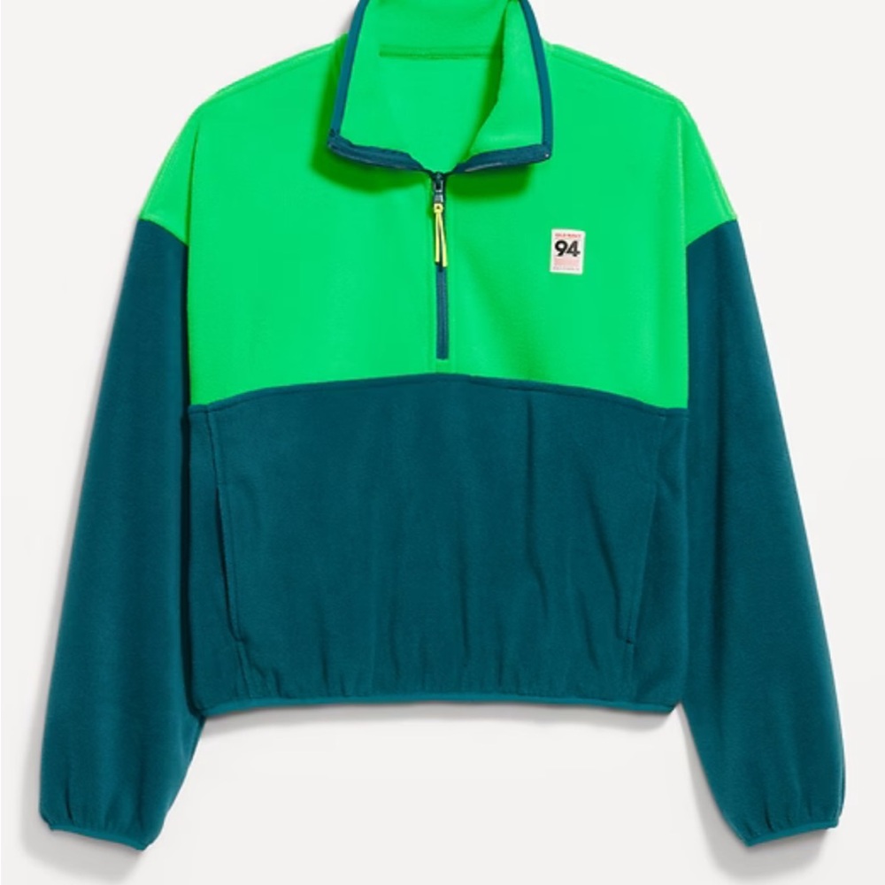 Old Navy Microfleece Cropped Half-Zip Sz.S